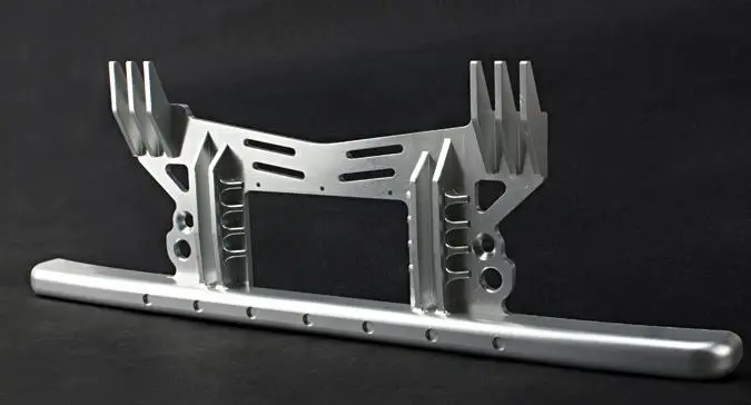 Металлическая передняя решетка бампера стабильная для Tamiya 1/14 Тяговая головка SCA