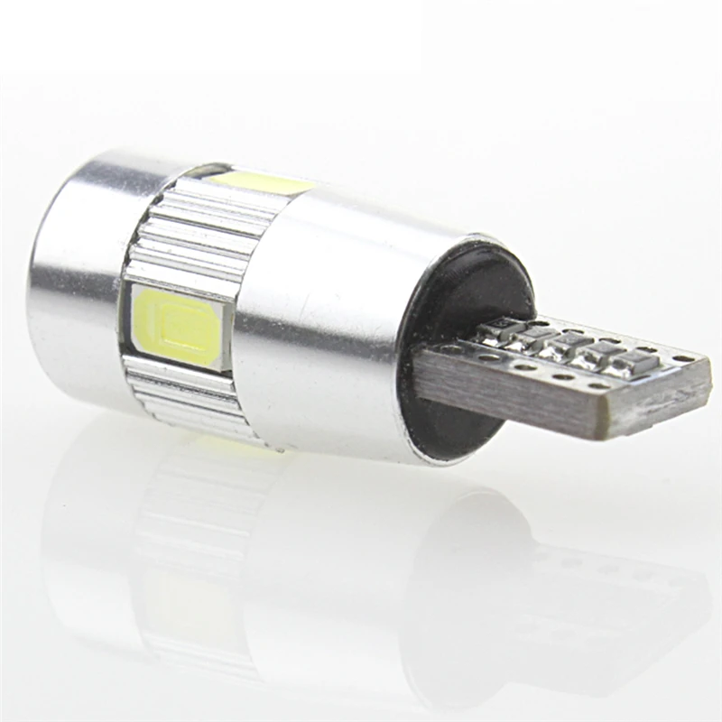 KEYECU 2 шт. яркий белый T10/W5W/194/168 5630 6SMD Canbus без ошибок автомобильная светодиодная