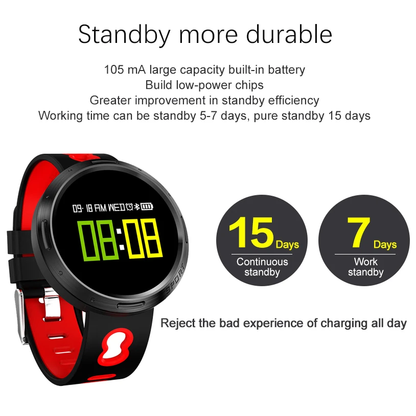 MNWT Digital Smart watch Activity Fitness tracker Heart rate blood pressure monitor Message Call Reminder Smartwatch Men women | Наручные