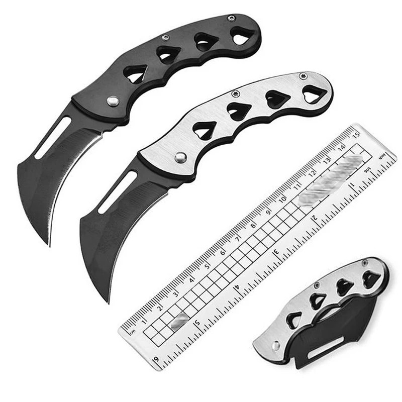 Мини Портативный нож складной кемпинг тактическое складное карманное кольцо на
