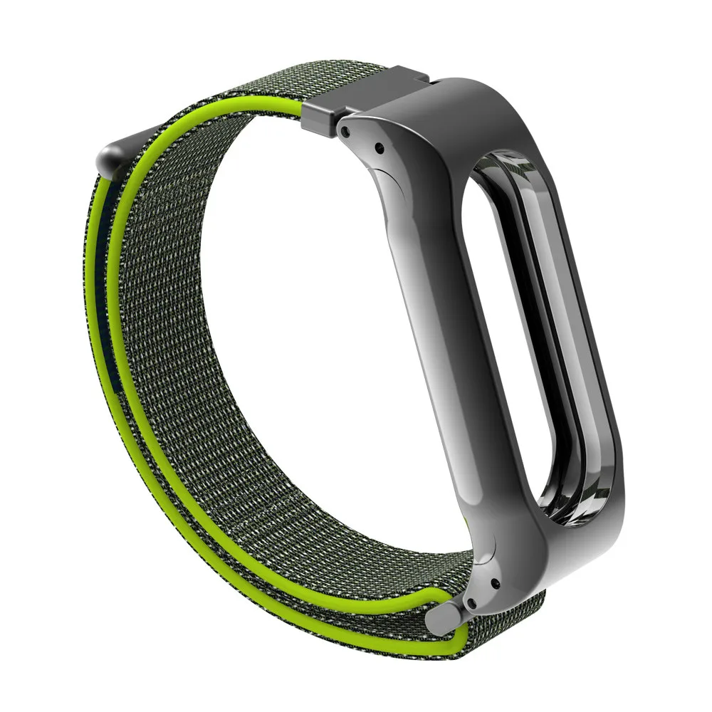 D Ремешок для Xio mi Band 2, аксессуары для смарт-спорта, регулируемый нейлоновый Сменный ремень для Xio mi Band, Легкий ремень MA23f - Цвет: D
