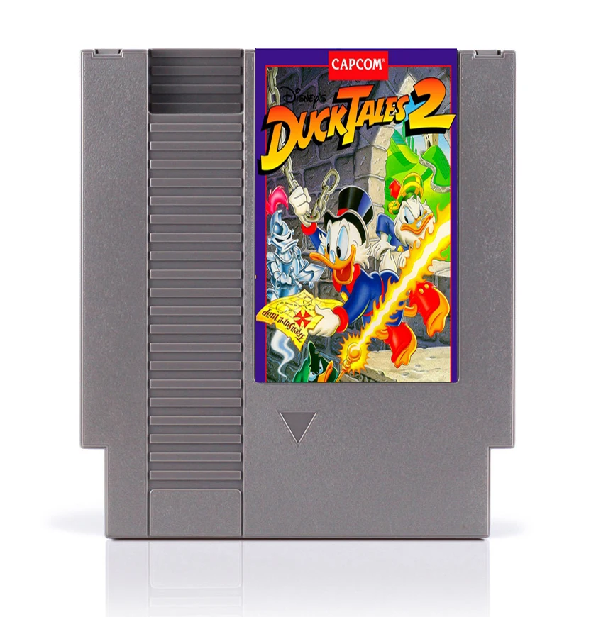 Duck Tales 2 высокое качество 8 бит игровая карта для 72 Pins игры игроков