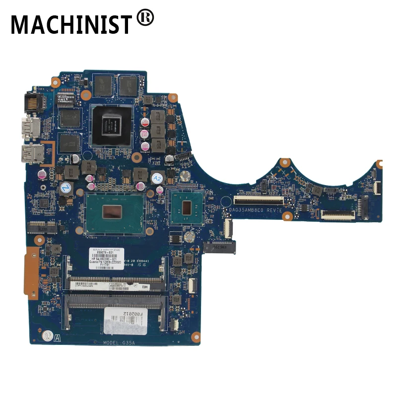 Оригинальная материнская плата для ноутбука HP 15 BC bc015tx 016TX 020TX BC012TX MB I7 6700HQ 960M 4G 856678