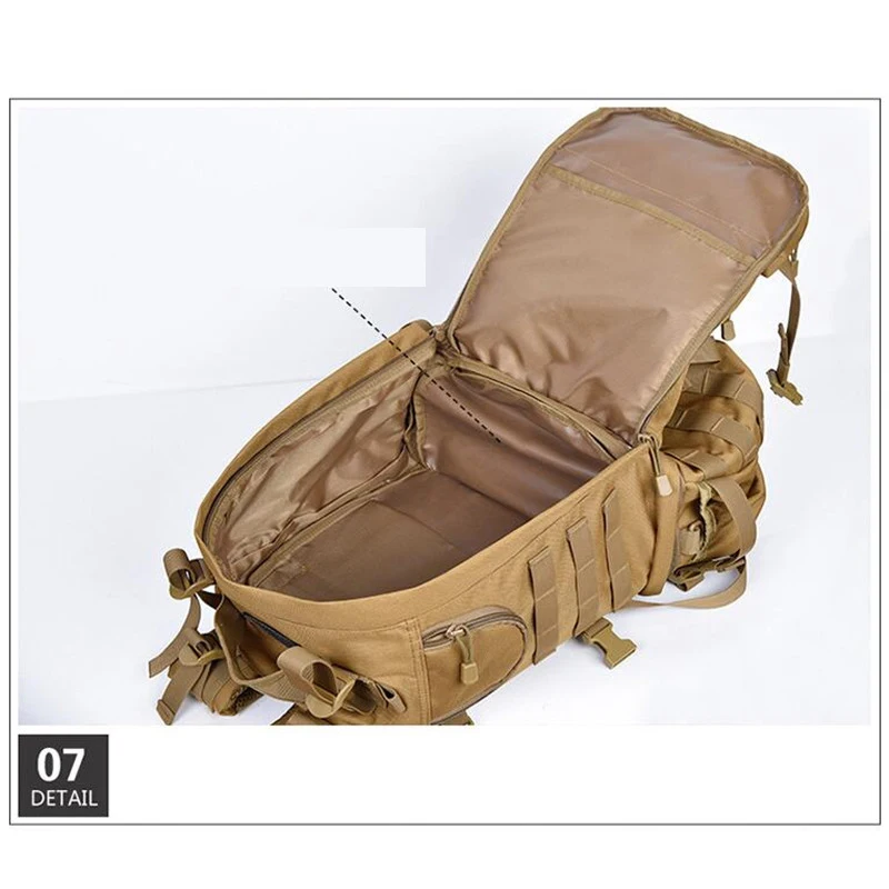 45л мужской и женский военный тактический рюкзак для наружного использования