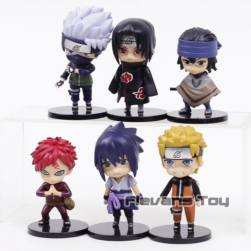 Naruto Shippuden Naruto Хината Сакура Наруто Узумаки Гаара Джирайя Какаши ПВХ Коллекционные Фигурки игрушки 6 шт./компл