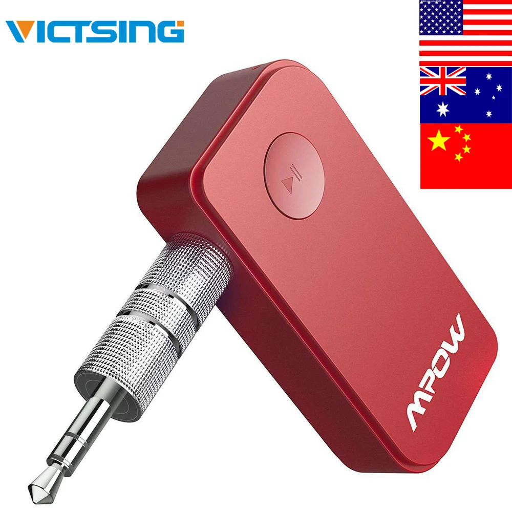 VicTsing Bluetooth Receiver Portable Car Adapter Aux for Music Streaming Sound Audio Stereo System 3.5mm Kit | Автомобили и