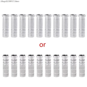 10 шт. алюминиевый вал стрелы для охоты, стрельбы из лука, углеродное волокно, Вставка стрелы 6,2 мм, Прямая поставка