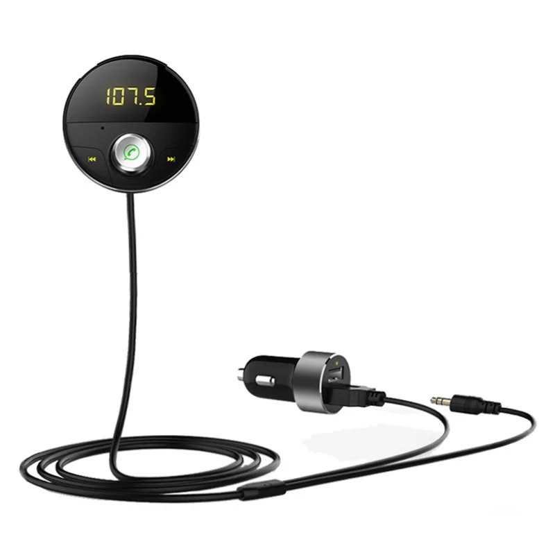 JaJaBor fm-передатчик fm-модулятор Bluetooth Carkit Handsfree AUX 3,5 мм музыкальный MP3-плеер Bluetooth аудио адаптер музыкальный приемник