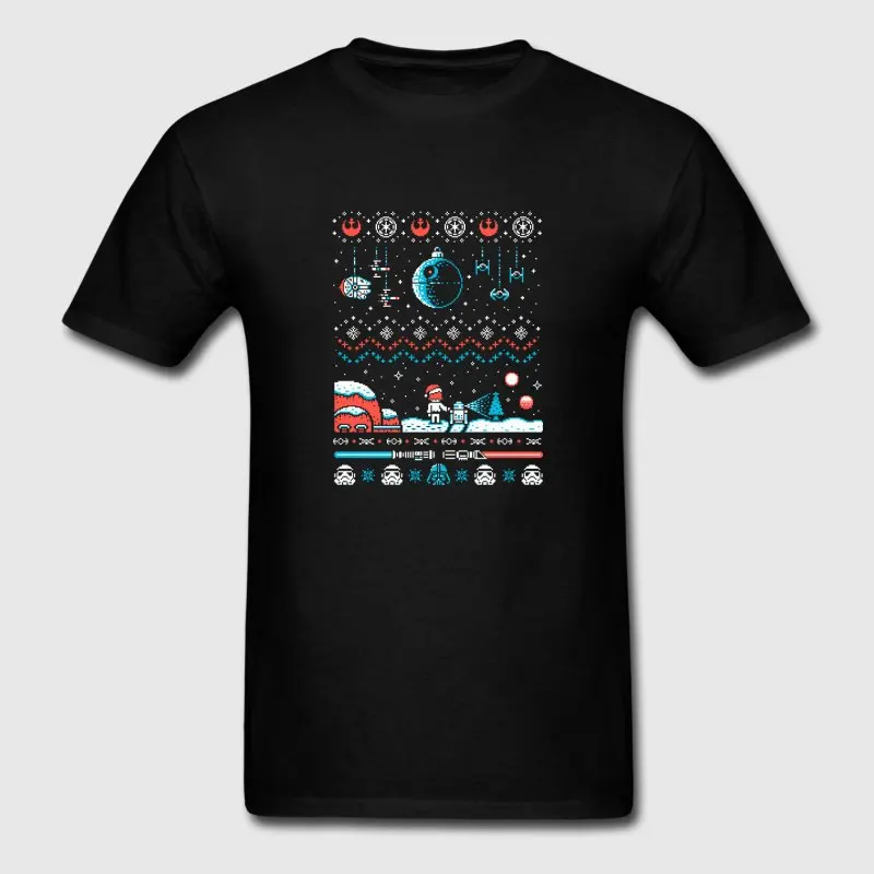 Печатные Для мужчин футболка снега Луны одноцветное Цвет Homme Camisetas Hombre Slim большой