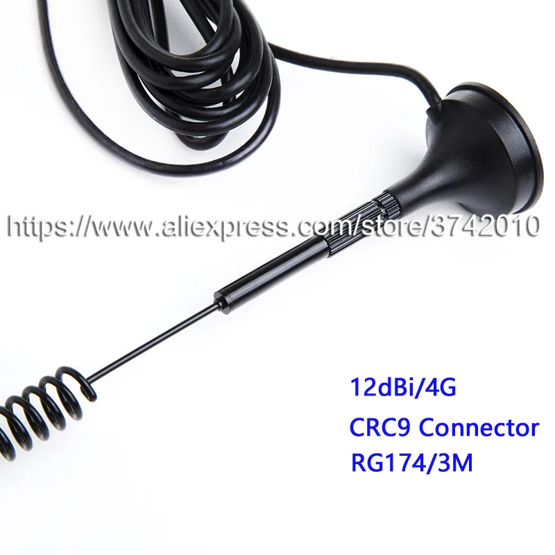 12dBi 3g 4G антенна CRC9 разъем Магнитное основание 3 м Удлинительный кабель 1 шт