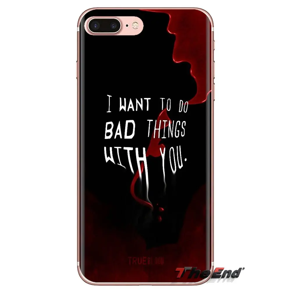 Прозрачный мягкий чехол для Samsung Galaxy S3 S4 S5 Mini S6 S7 Edge S8 S9 S10 Plus Note 3 4 5 8 9 true blood |