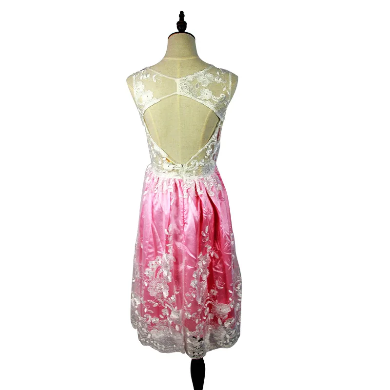 Женское платье 2017 новое поступление сетчатые лоскутные модные платья Элегантные