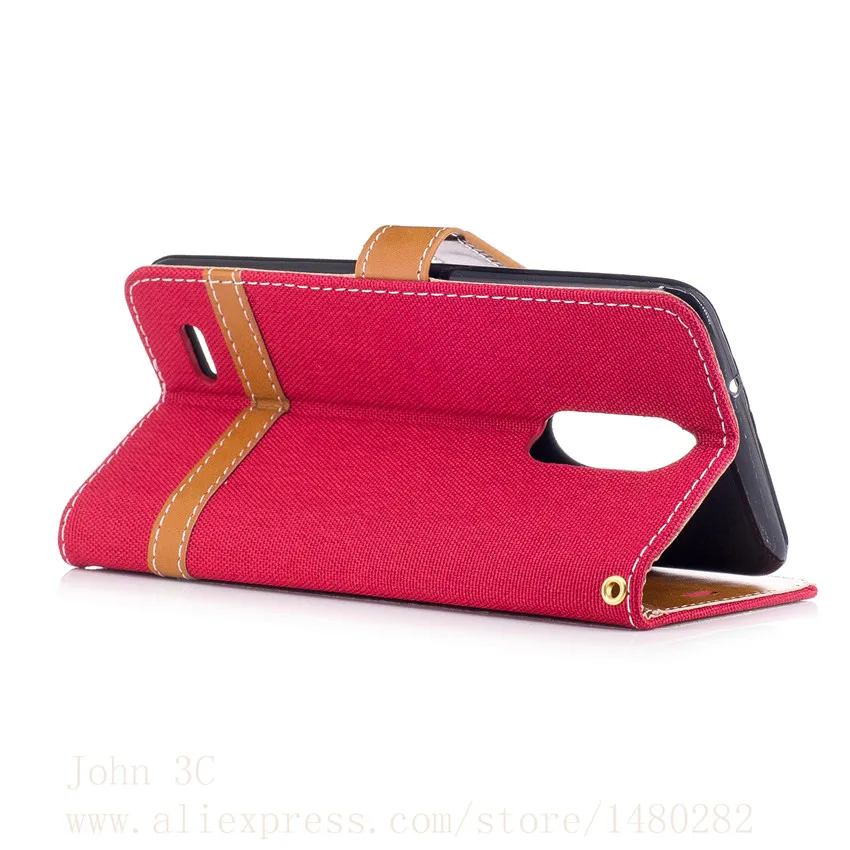 TopArmor Luxury Denim+Leather Case Cover For LG K8 2017 5.0&quot Card Slots Flip Wallet phone Shell Phone Cases Bags | Мобильные