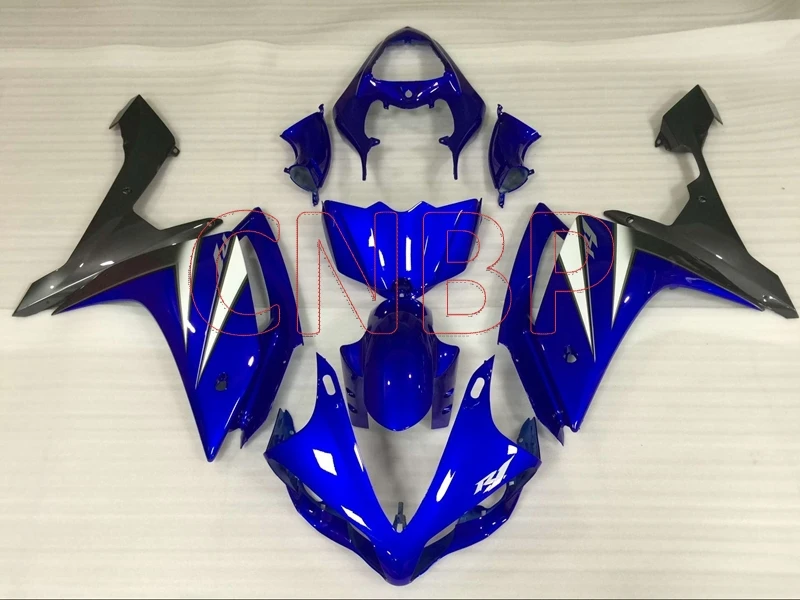 Полный комплект кузова YZF R1 2007 2008 сине серый обтекатель для мотоцикла YZF1000 YAMAHA YZFR1