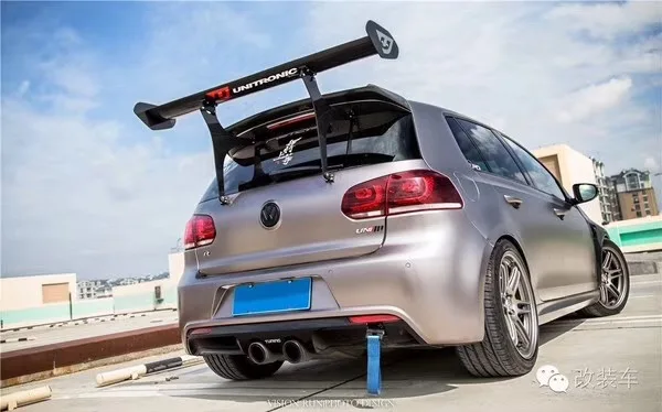 GOLF MK7R задний спойлер-NS/OETT/ASPEC/гоночный стиль задний спойлер из углеродного волокна для Golf R MK7 GTII