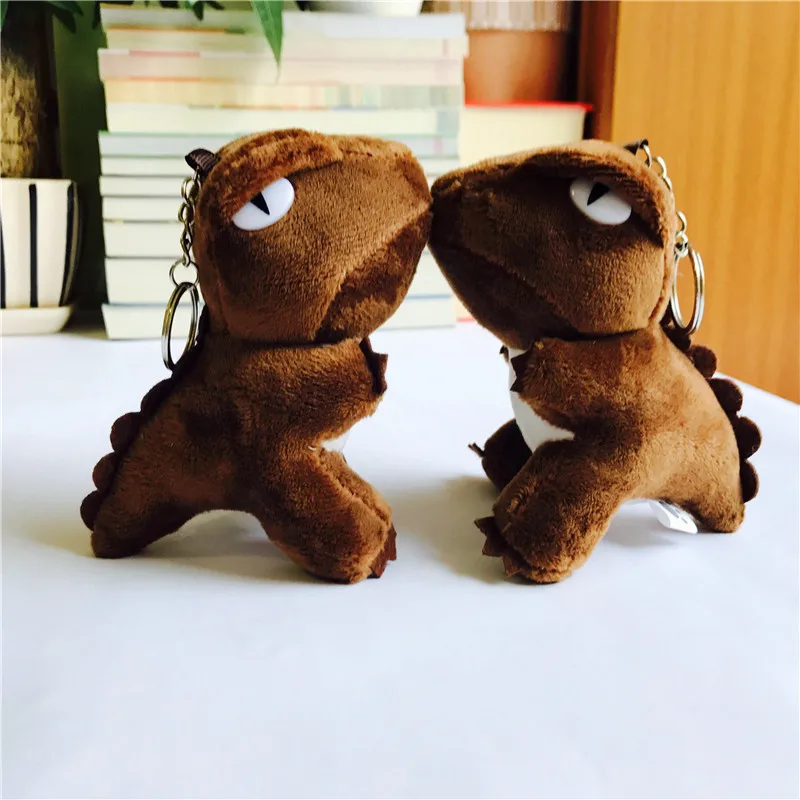 12 см милый динозавр плюшевые игрушки-Драконы Kawaii сумка Подвеска на рюкзак брелок