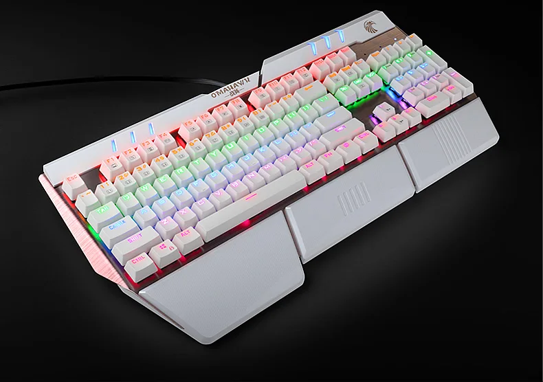 Механическая игровая клавиатура с подсветкой синим переключателем Outemu для