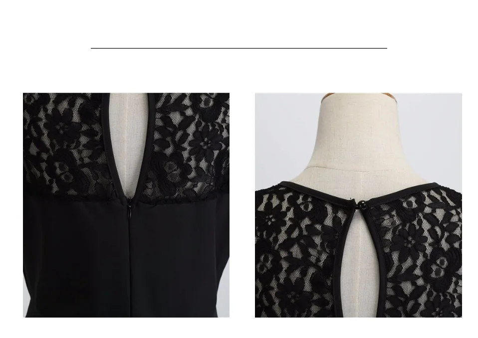 Летнее кружевное платье для девочек; Robe Femme Для женщин элегантные Винтаж вечерние платье Повседневное женские офисные рабочие трапециевидной формы миди платье размера плюс