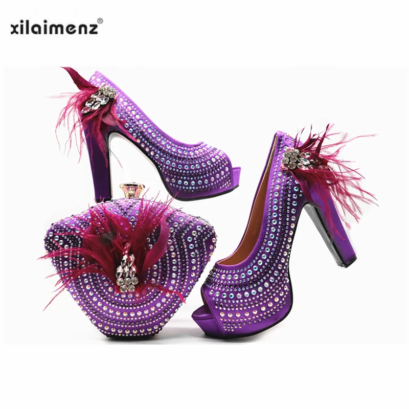 Набор женских туфель и сумок зеленого цвета в африканском стиле | Обувь