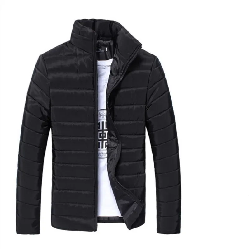 Мужская куртка парка однотонная теплая верхняя одежда на осень большие размеры