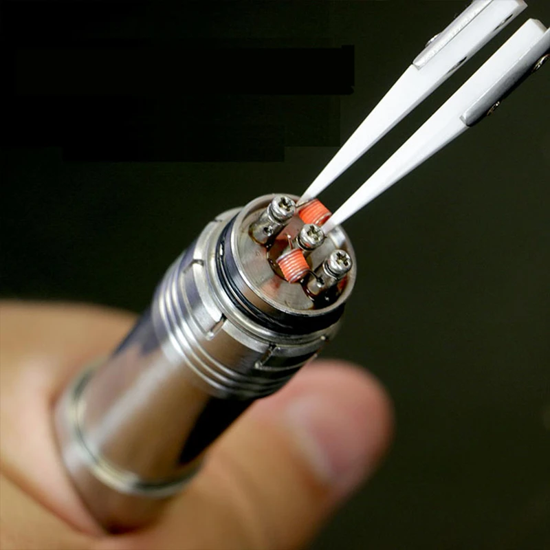 Керамический пинцет 6 шт. термостойкий Непроводящий корпус из нержавеющей стали