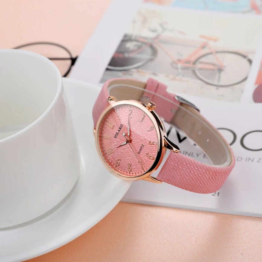 Reloj 2018 новые часы женские брендовые модные кожаные Аналоговые кварцевые наручные