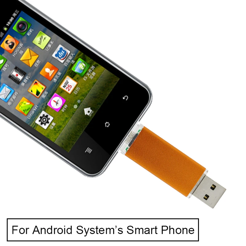 Вращение OTG USB флэш накопитель розовый/синий/серебристый флеш в режиме реального
