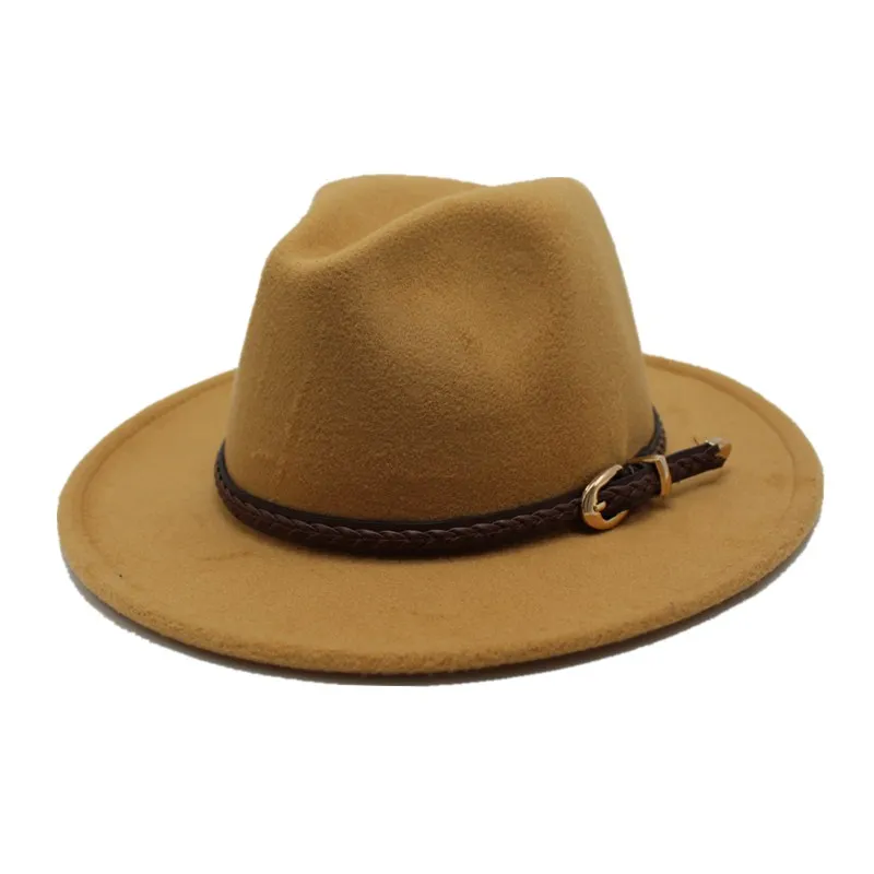 Осенне-зимняя мужская фетровая шляпа oZyc Классическая шерстяная sombrero