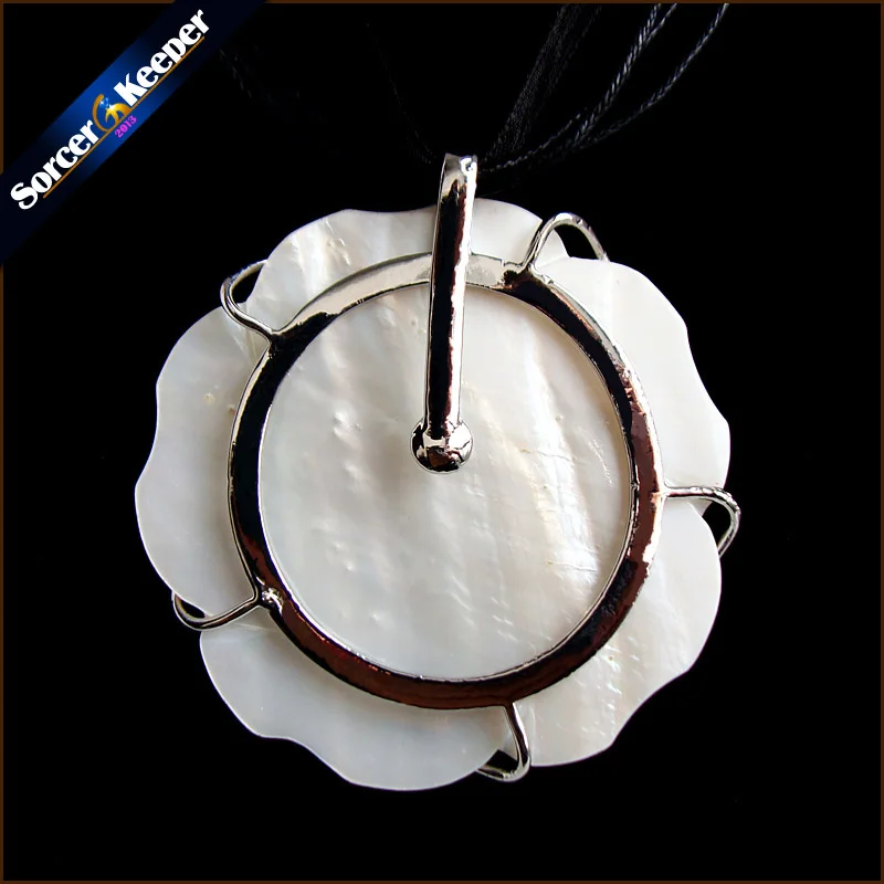 Ожерелье новинка натуральный перламутровый корпус ручная работа цветочный