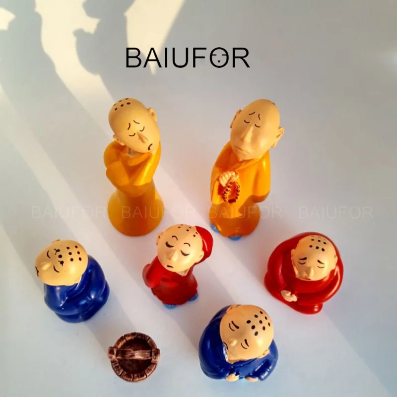 BAIUFOR миниатюры религиозная фигура монах Фея садовый декор террариумы