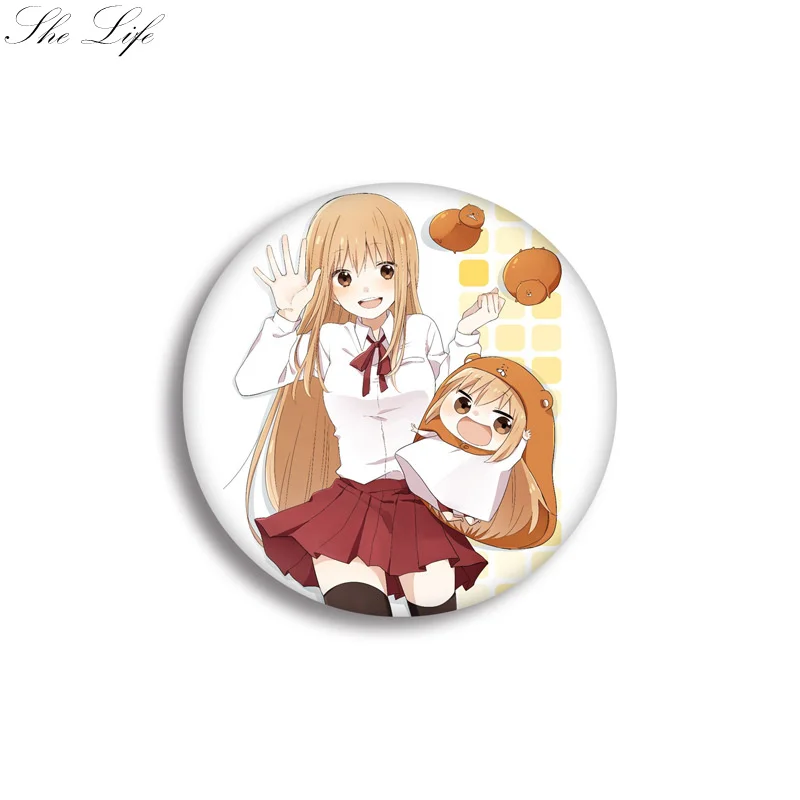 Японский значок аниме Himouto! Umaru Чан Косплей коллекция реквизит булавка Сумка