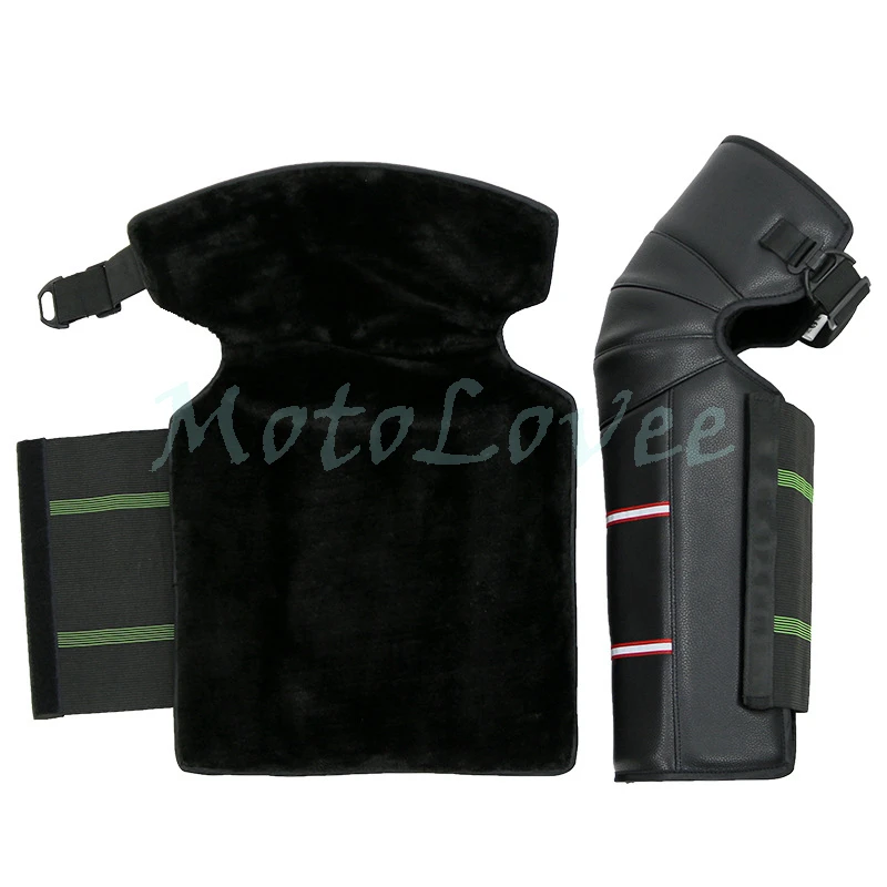 Мотоциклетная защита для ног MotoLovee зимняя от ветра искусственная кожа|leather
