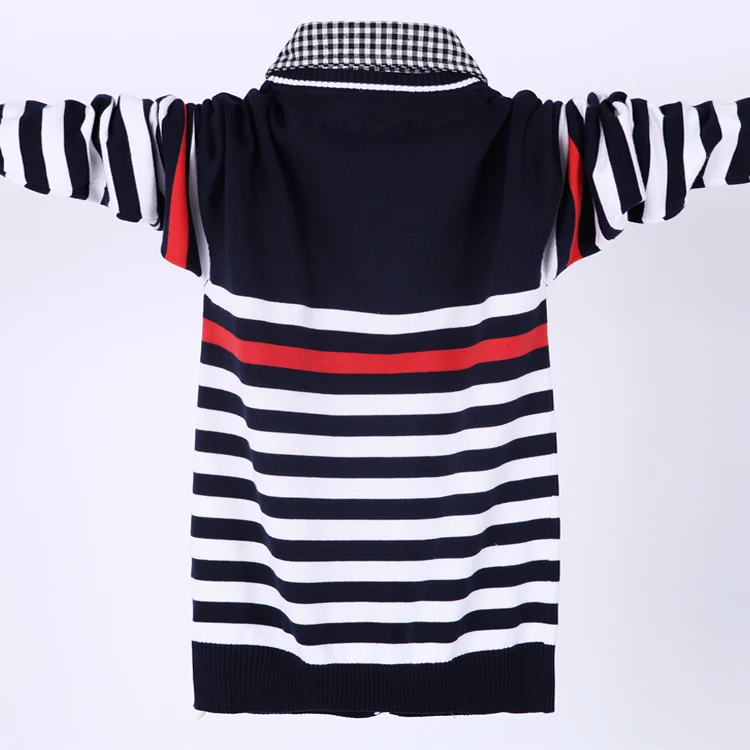 Хлопковая рубашка для мальчиков свитер с воротником|boys sweater|sweater boyssweater collar |