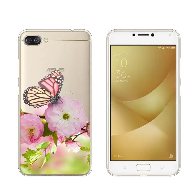 TPU чехол для Asus Zenfone 4 Max ZC554KL случае 5.5 дюймов программный телефон задняя крышка
