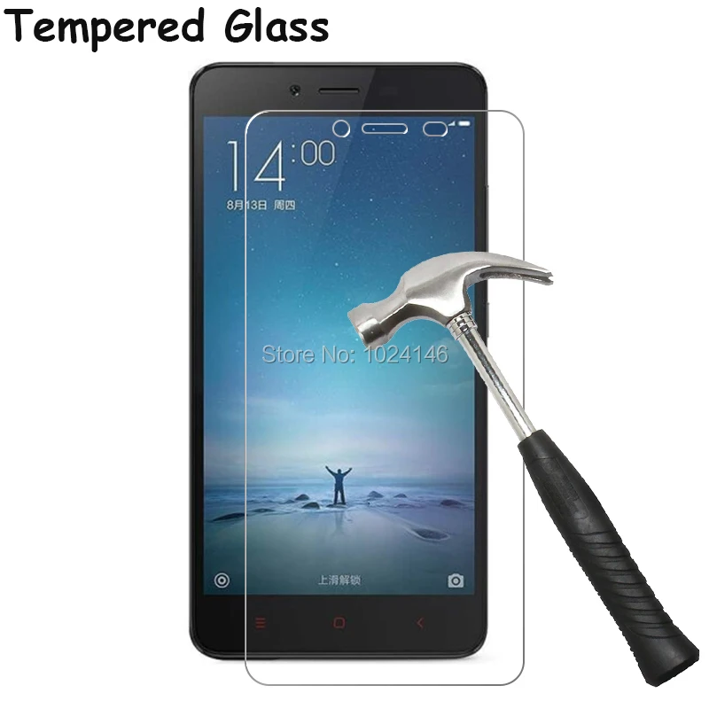

Tempered Glass / Clear Soft PET / Matte Soft PET - Front Screen Protector Film For Xiaomi Redmi Note 2 / Note2 Prime 5.5