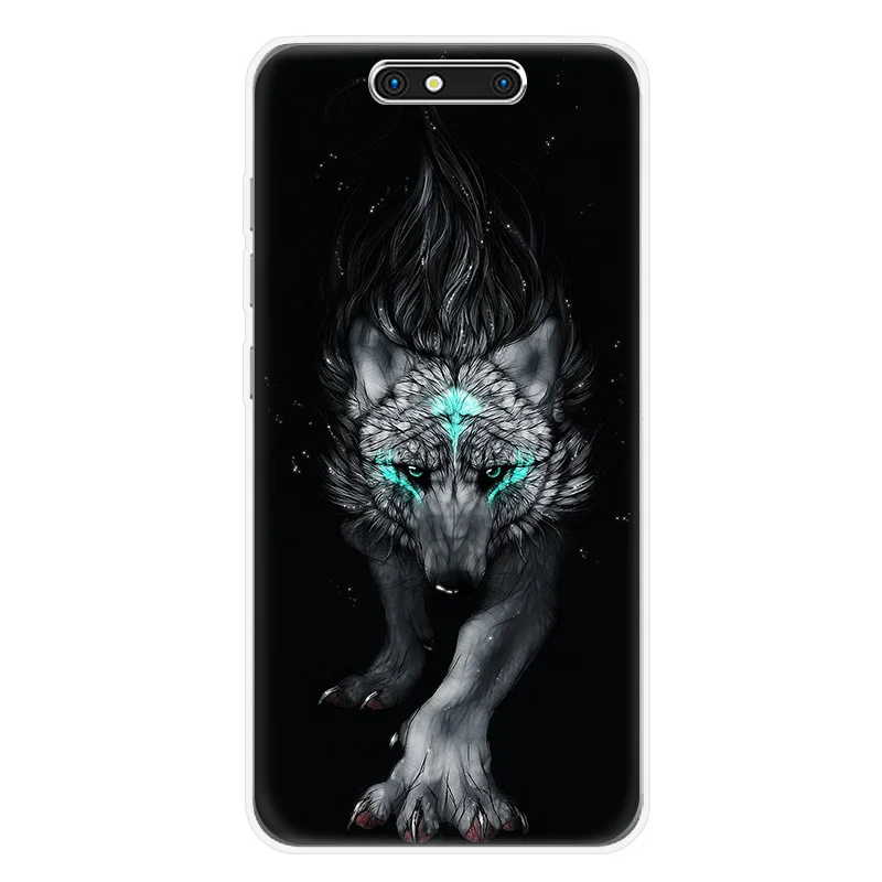 Чехол для телефона ZTE Blade V7 lite V8 mini A910 A602 A610 A520 A512 Axon7 Z10 черный волк Лев Мягкий