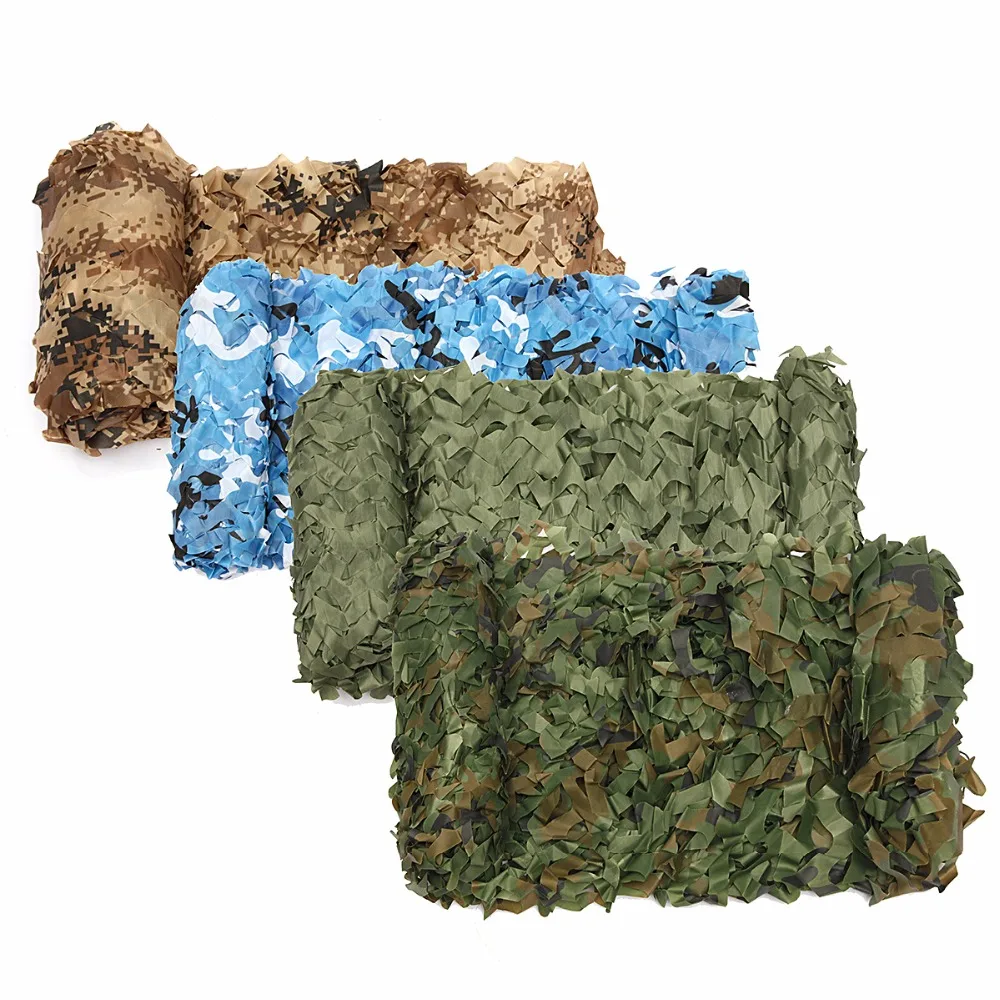 

Military Camouflage Net Sun Shelter Woodland Army Camo Netting Hunting Camping Nets Car Covers Tent Shade 2m*4m/2m*5m/3m*5m