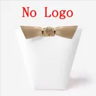 1005020 шт. белыечерные пустыес логотипом свадебные подарочные коробки бумажные коробки для торта детские праздничные коробки коробка для конфет с лентой