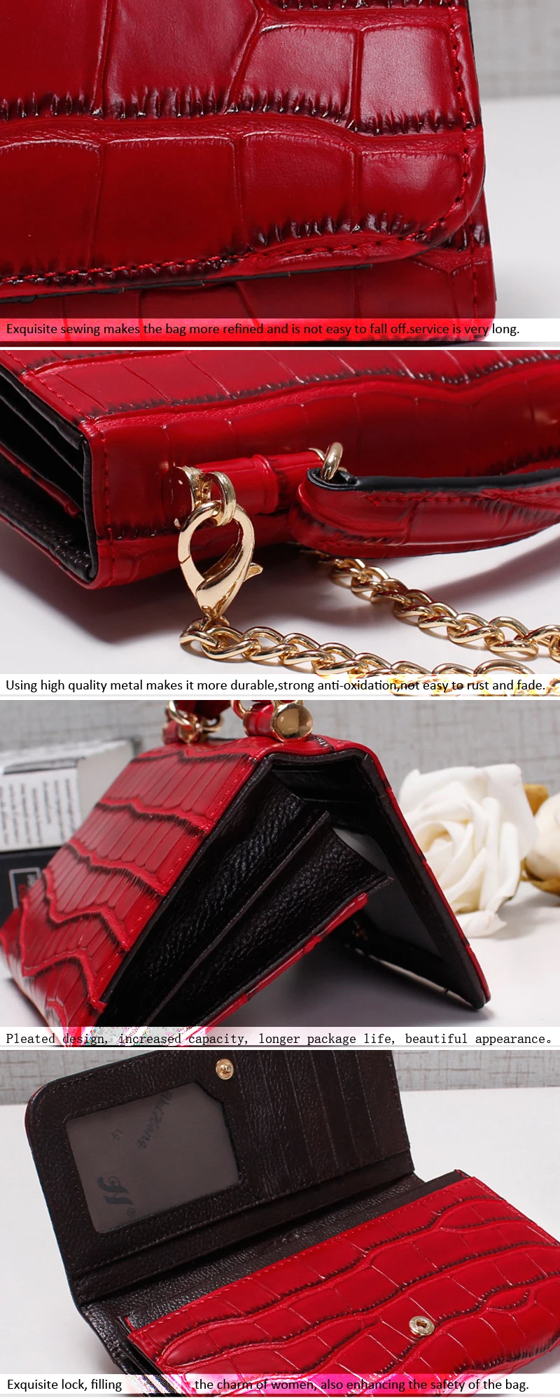 Fashion Women Leather Evening Clutch Bags Stone Pattern Handbag Women Shoulder Bags Bolsas Wristlet Party Wallets Spot Goods
