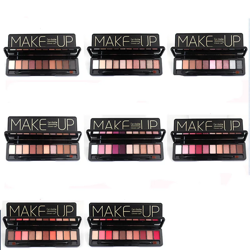 Лидер продаж 10 Цвета Палитра теней для век матовый жемчуг Мода блёстки высокого