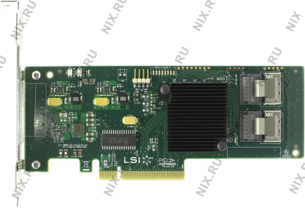 RaidStorage карта контроллера Avago LSI SAS 9211 8I LSI00194 RAID0.1.1E.10 HBA SATA SFF8087 6 ГБ PCI E 2 0x8|lsi sas|sata
