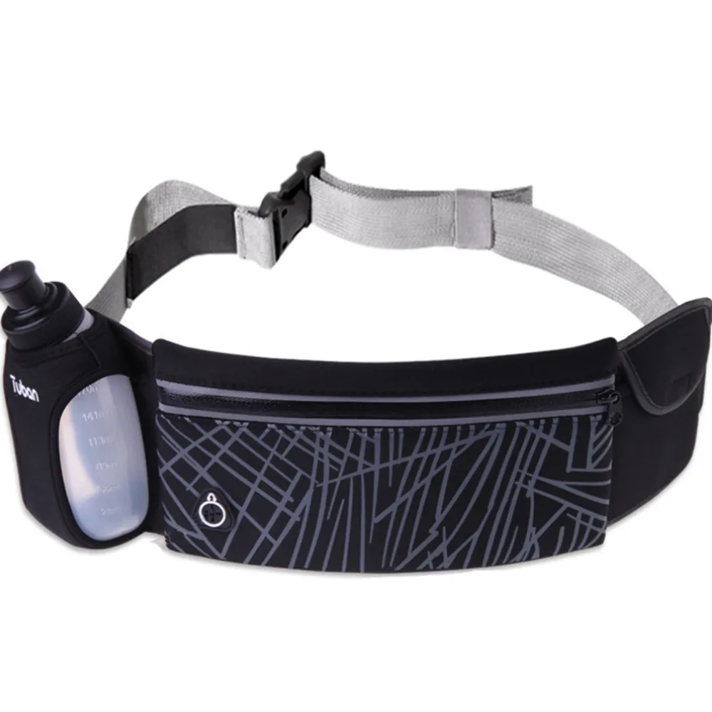 

sports backpacks belt bags drawstring gym bag Tuban Sport Runner Waist Bum Bag Running Jogging Pouch Belt 1 Free Water Bottles