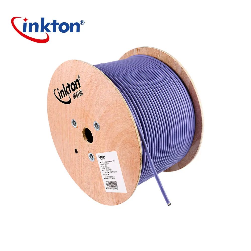 Inkton 1 м высококачественный Ethernet кабель Cat7 двойное экранирование 10 гигабитный