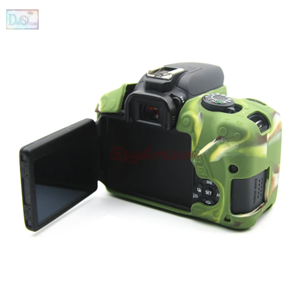 Резиновый силиконовый чехол для камеры Canon EOS 650D 700D Kiss X6i X7i Rebel T4i T5i | Электроника