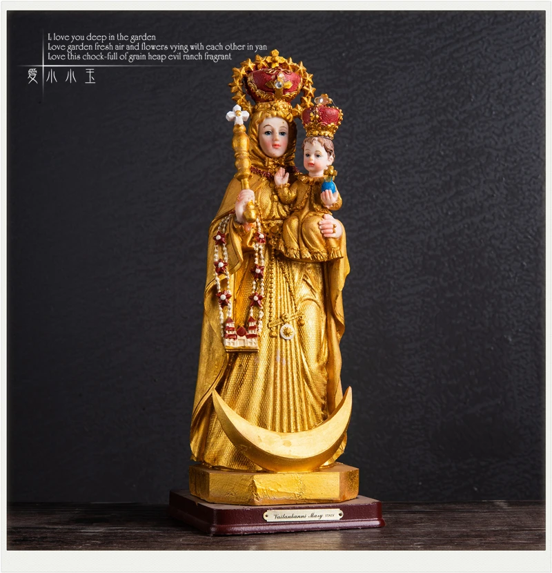 Золотая Дева Мария Иисус христианский благословный монах альмудена Мадонна