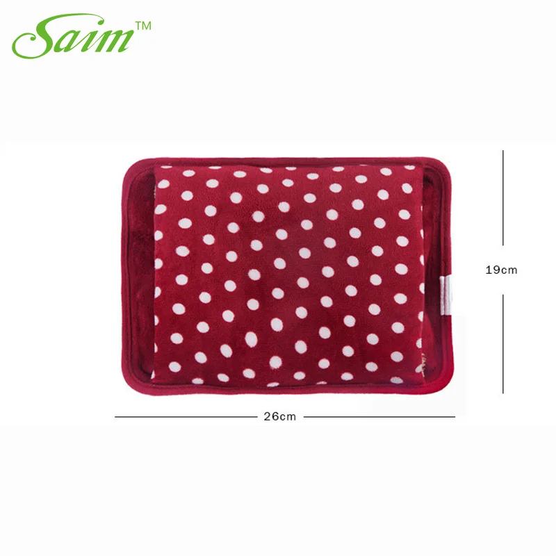 

Saim Creative 220V Hot Water Bag Electric Hot Bottle Safety Hand Warmer Hot Water Bottle Hand Po Inserted Charging Hot-water Bag