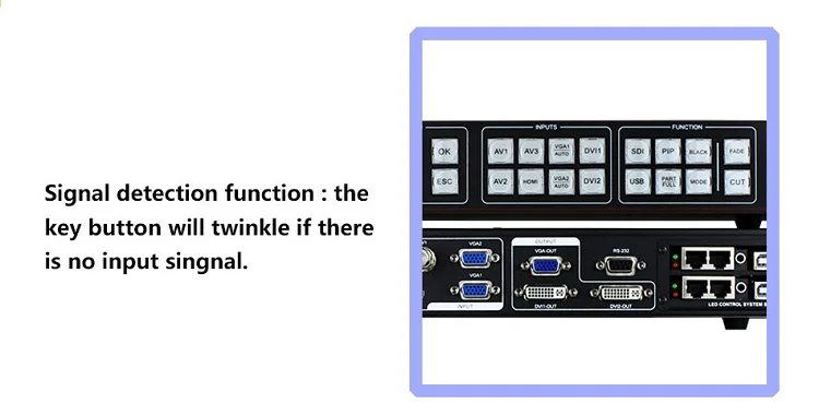 Контроллер видеопроцессора LVP815 cvbs/dvi/hdmi/vga вход работает с lct600 ts582 mctrl300 для
