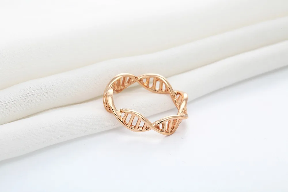 10 шт./лот Новое поступление модное кольцо DNA Infinity биология молекула химии