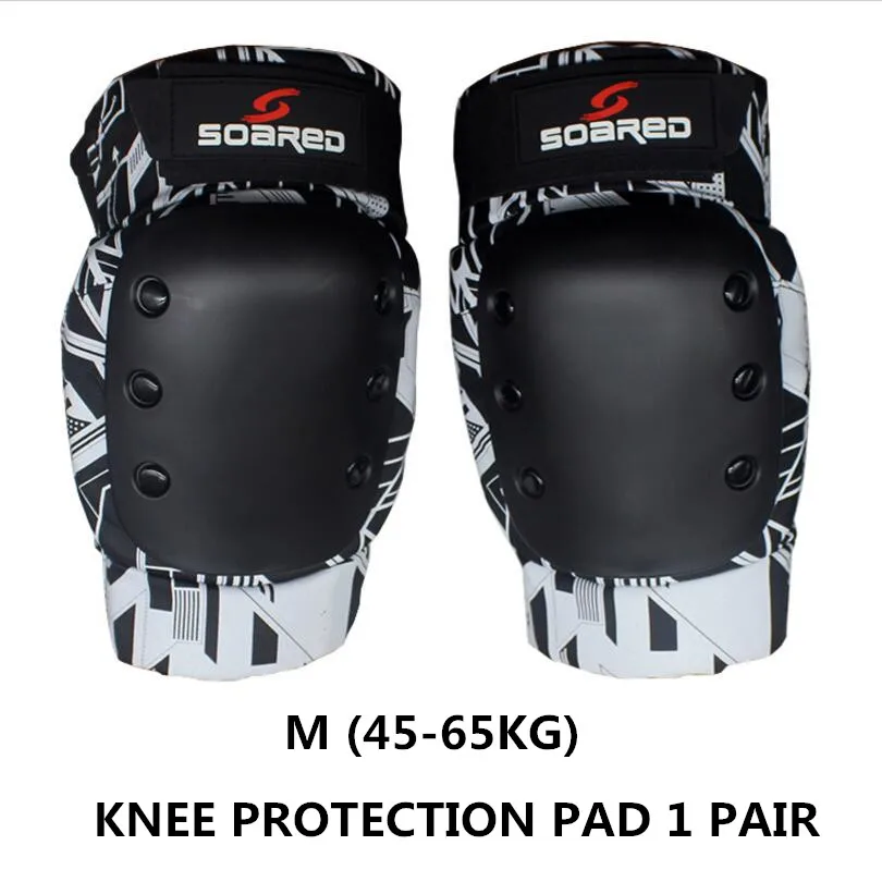 M Knee Protection Качественные скейтборды и роликовые коньки и BMX/снежные доски для защиты катания на коньках для колена и локтя подходит для детей/взрослых на открытом воздухе - Цвет: M Knee Protection