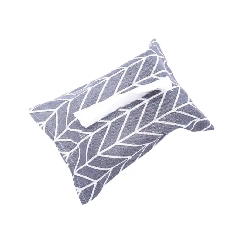 Grey arrowhead Мультяшный тканевый Настольный Декор домашний автомобильный чехол для хранения салфеток контейнер для полотенец салфетки бумажная сумка держатель Коробка Чехол - Название цвета: Grey arrowhead